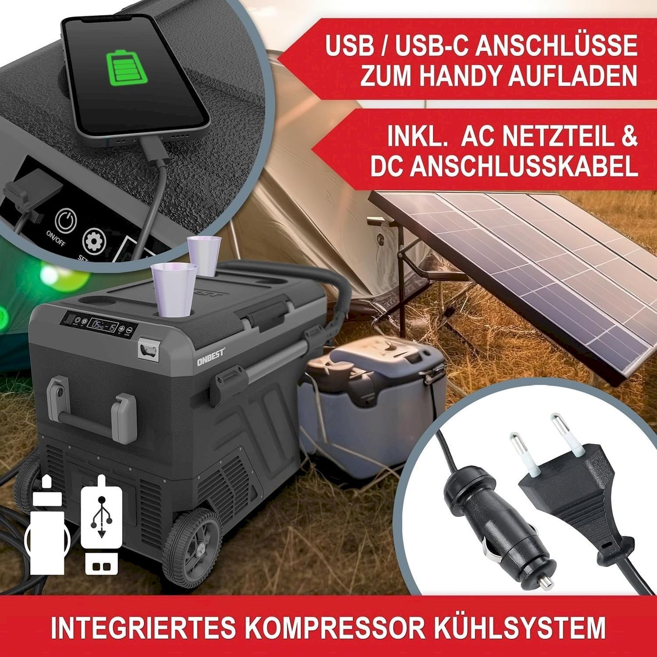 Cucinare, Mangiare & Bere: Kompressor Kühlbox 50L -20/+20°C 12/230V – Nuovo e nell'imballaggio originale da Bottighofen venduto da zaap 4