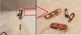 Lima H0: kit 2 x lampes pour feux siganlisation R/V (d)