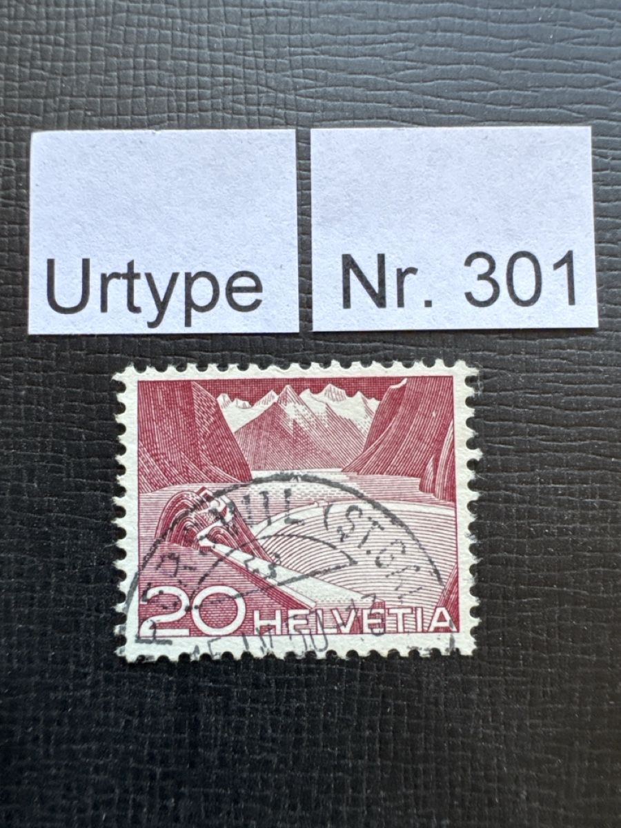 Alle Briefmarken: Urtype Nr. 301 gestempelt – Gebraucht aus Bern von gfreuts