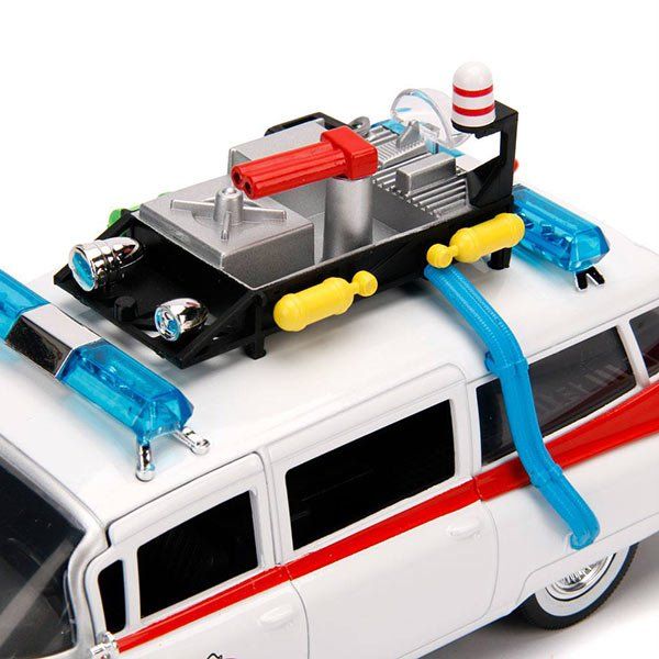 Jada Toys Modellini d'auto: Ghostbusters Diecast Modellauto Cadillac Ecto 1 - 1:24 – Nuovo e nell'imballaggio originale da Zofingen venduto da ActionSpielzeug 4