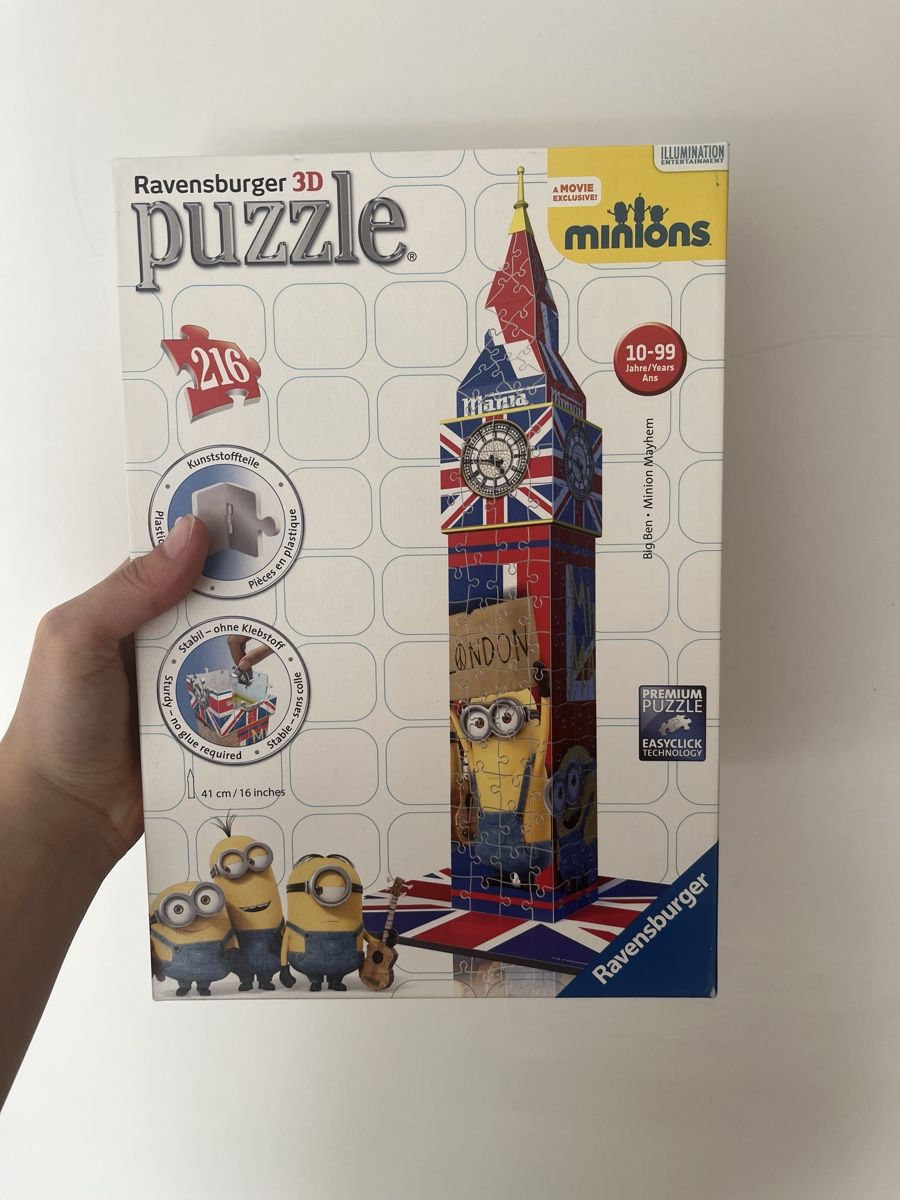 Ravensburger Puzzles: Puzzle 3D Big Ben Minions - complet – D'occasion à Villars-sur-Glâne par maeva_polesports