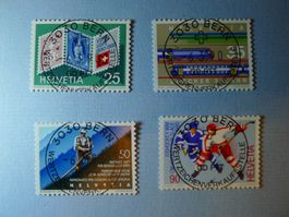 1990 Sonderpostmarken1 785 -788 ET Vollstempel 3030 Bern PTT