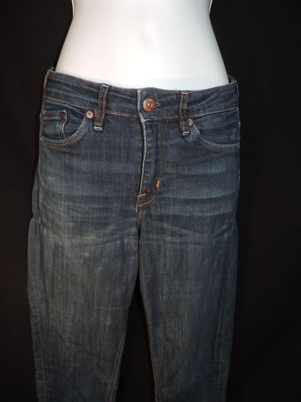 Jeans: jeans bleu foncé stretch – Usato da Genève venduto da Axelle333 7