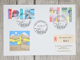 CL11 Enveloppe + Timbre Suisse 1994