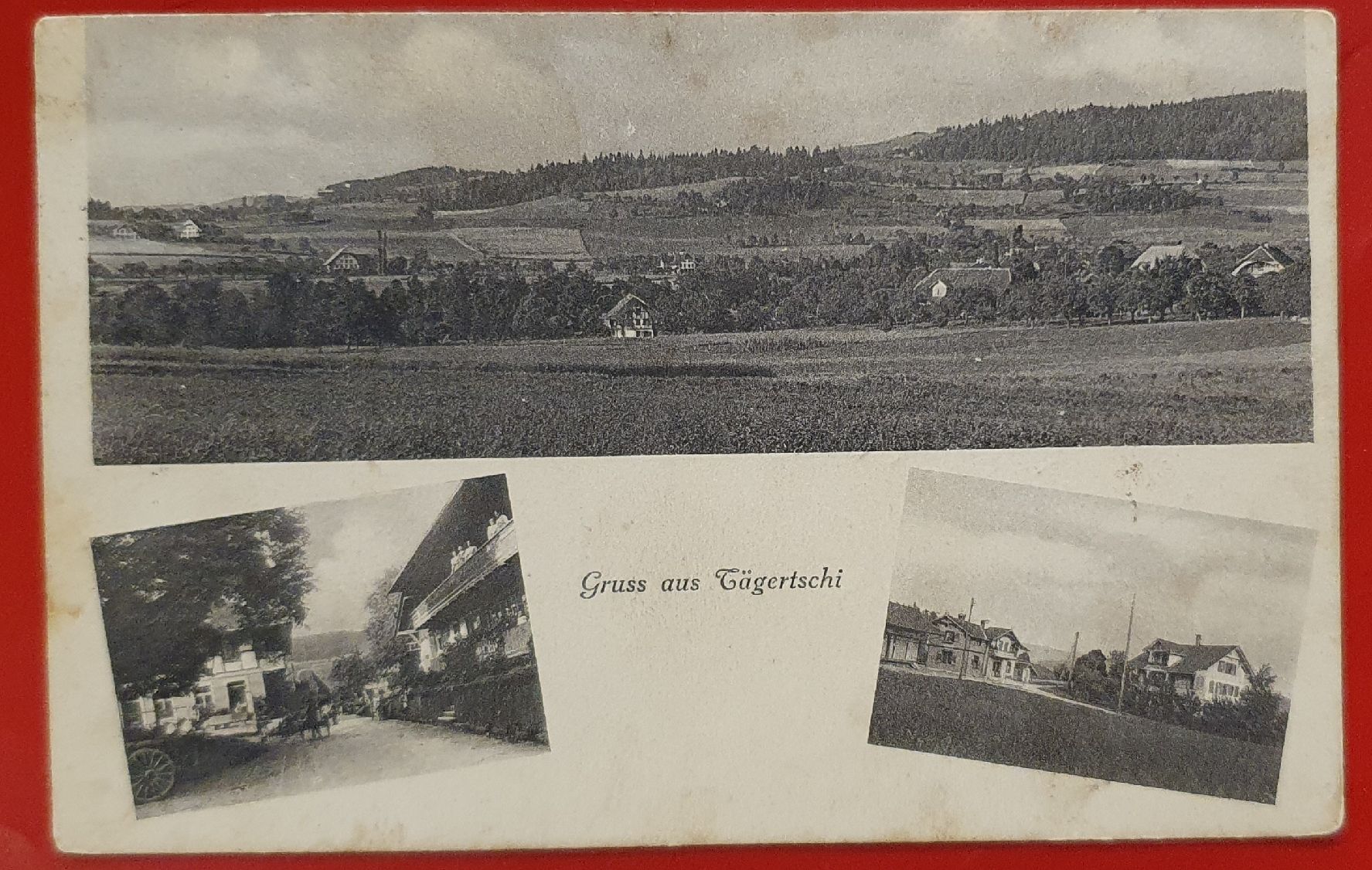 Cartoline postali: Gruss aus Tägertschi 1916 – Usato da Kreuzlingen venduto da Rschweiz1