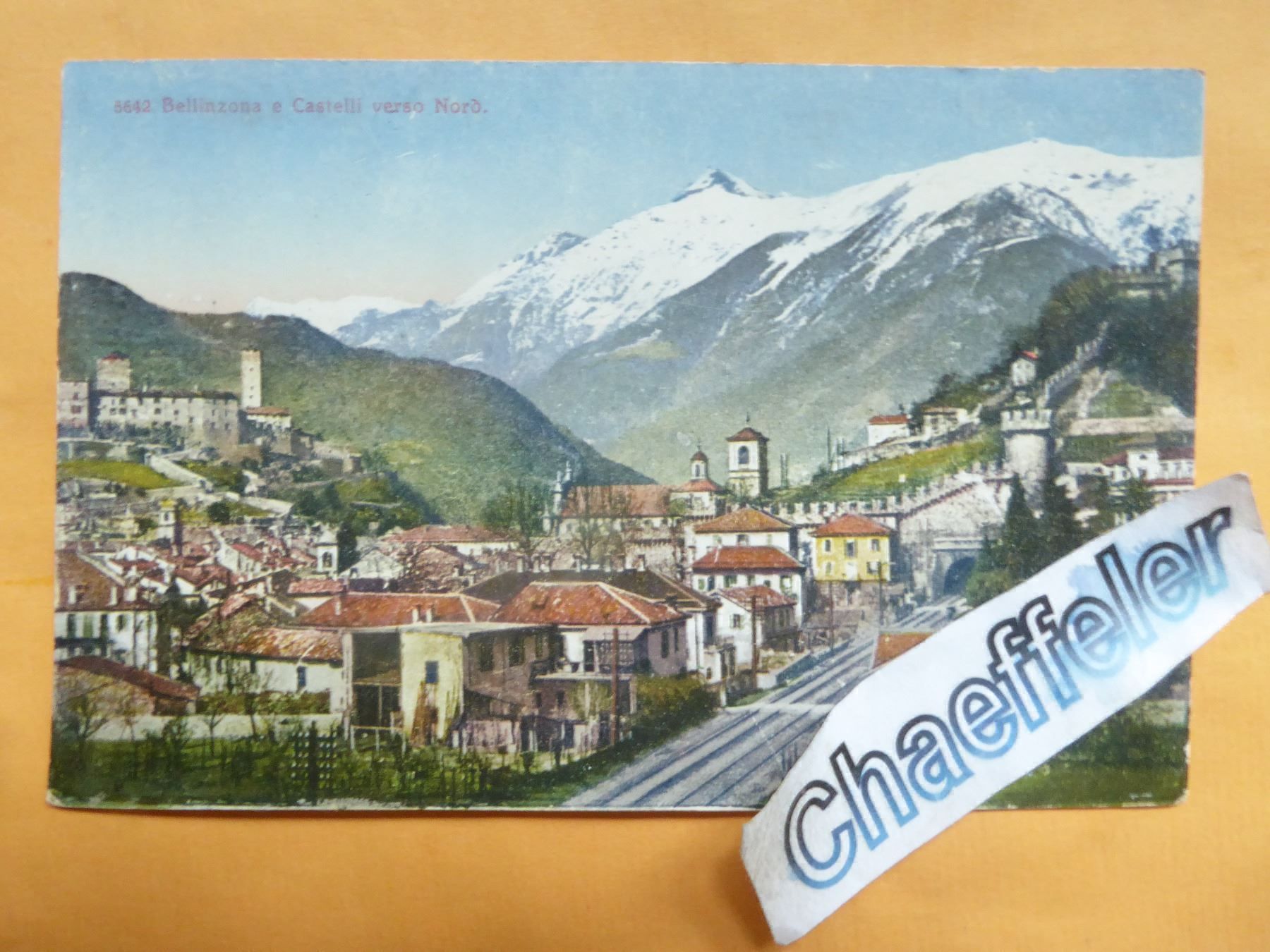 Cartoline postali: Feldpost  5542 Bellinzona e Castelli – Usato da Zürich venduto da Chaeffeler