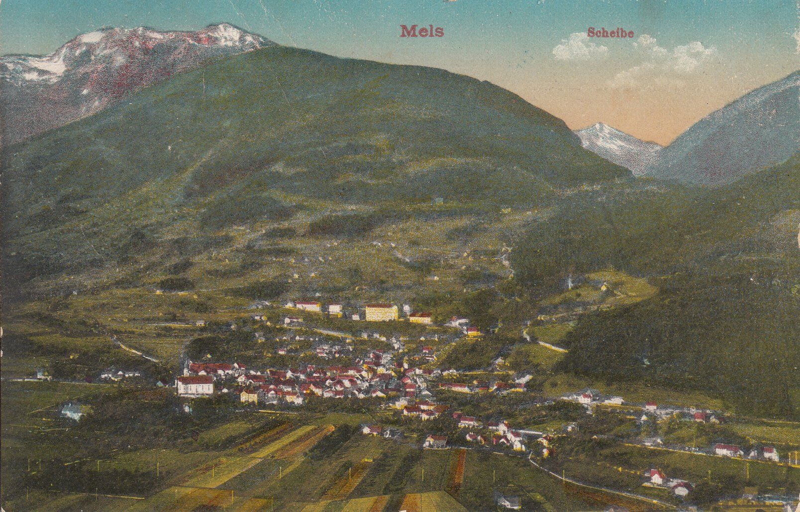 Cartoline postali: Mels 1919 – Usato da Bürglen TG venduto da StampGraf