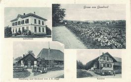 Buchegg SO Gossliwil 4 Bildkarte Ortsansicht , 1900
