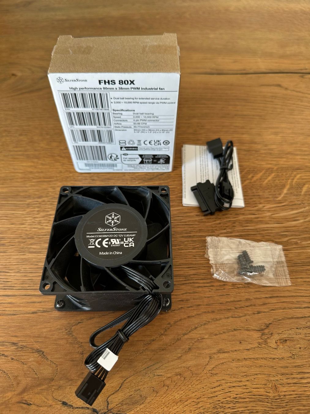 Elektronikbauteile: Silverstone FHS 80X PWM Lüfter – Gebraucht aus Zürich von thw_bp9v