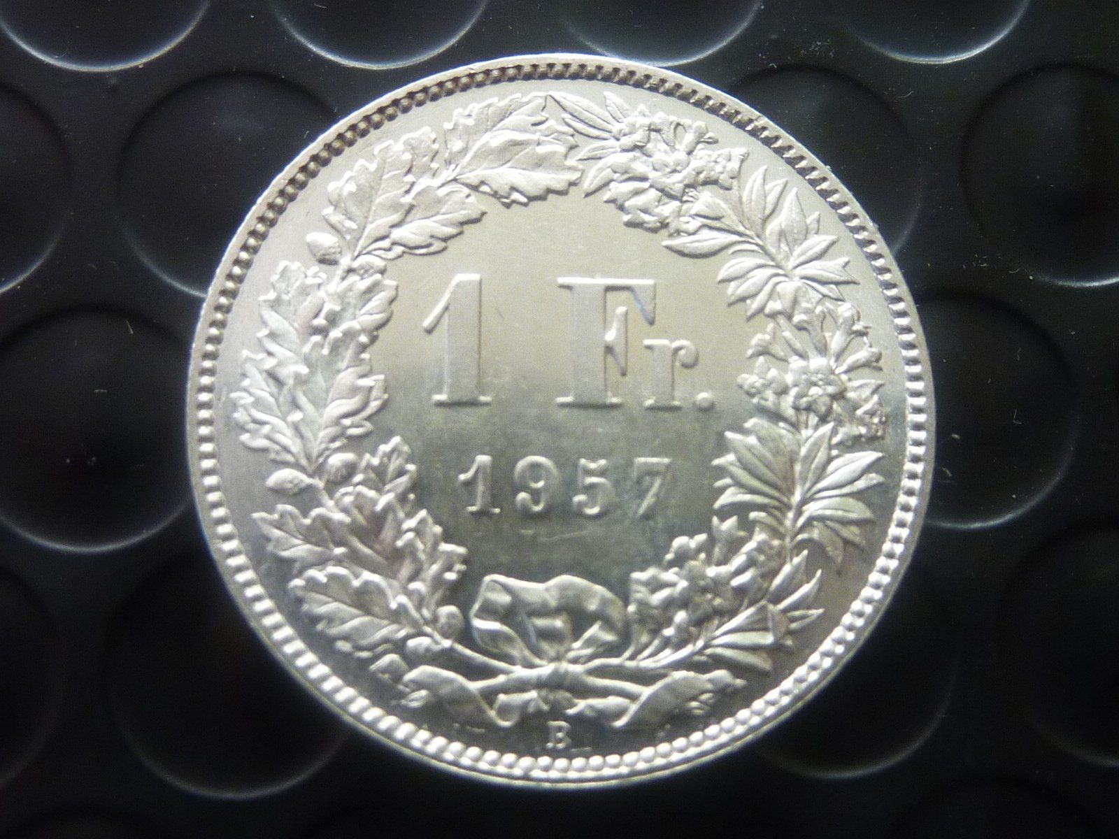 Tutti le monete: 1 Fr. 1957  unz. / stgl. – Nuovo (secondo la descrizione) da Seon venduto da aee_7gpz
