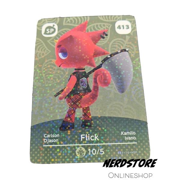 413 Flick - Animal Crossing - Amiibo - Karte | Kaufen auf Ricardo