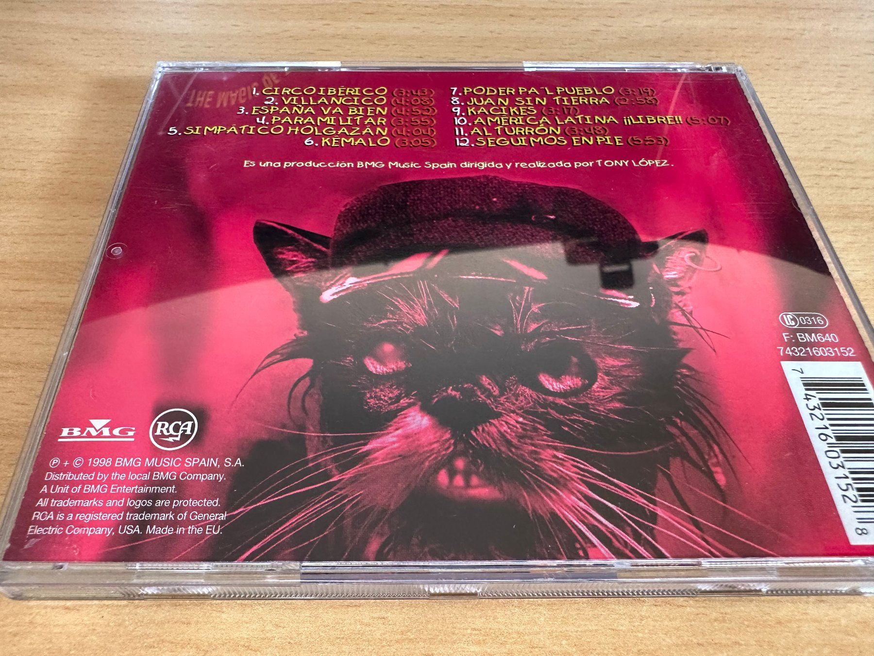 CD: Ska-P – Eurosis – Usato da Rikon im Tösstal venduto da Alpenmutz 1