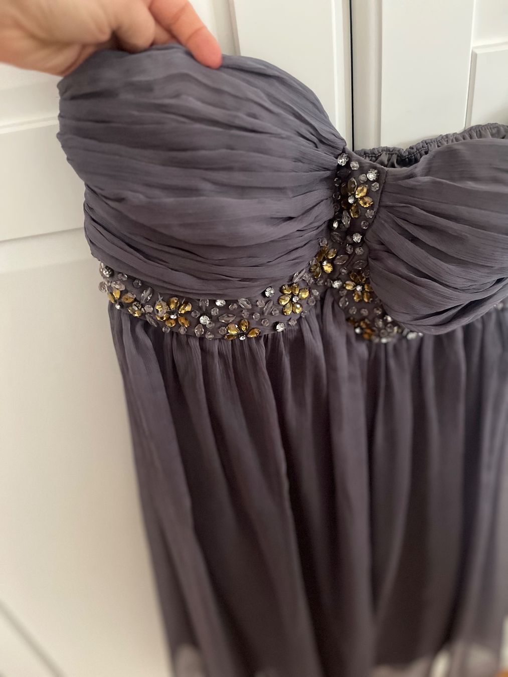 Vestiti: Cocktail Kleid Anthrazit – Usato da Lenzburg venduto da BMK. 1