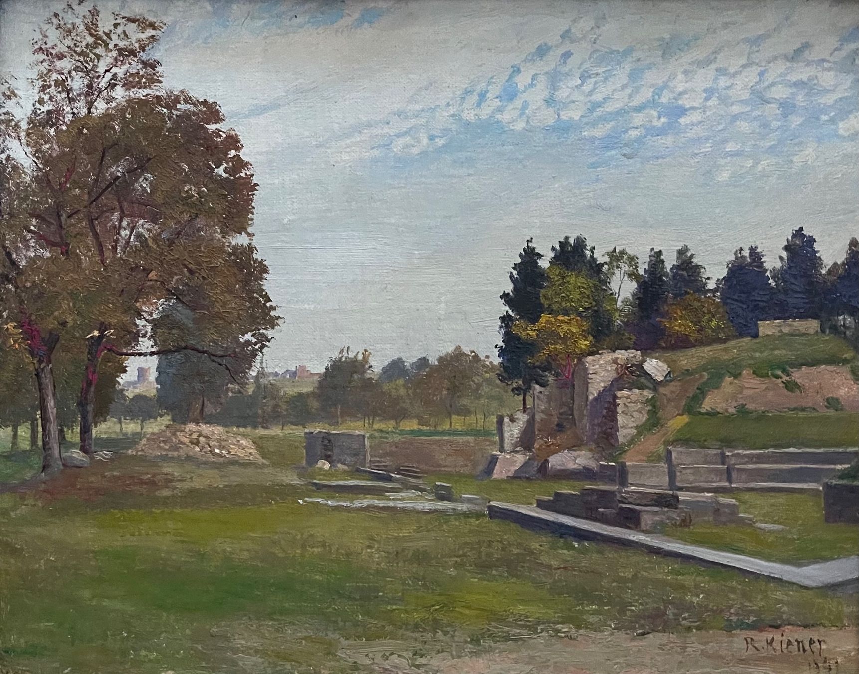 Dipinti: Kiener Robert (1866-1945) – Usato da Grosshöchstetten venduto da Perle1951 1
