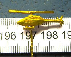 HELIKOPTER ANSTECKNADEL GEPRÄGT GOLDIG VINTAGE OLDI