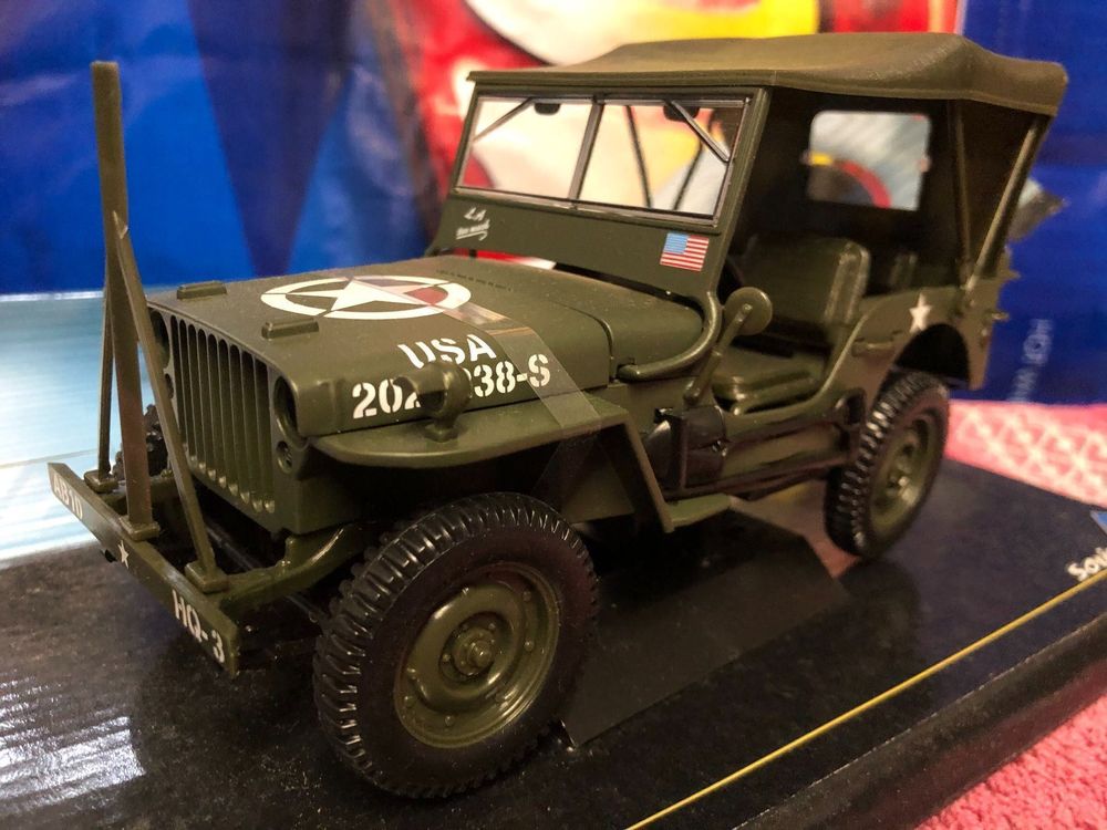Jeep Willys U.S.A. Army Green Model Review - Mike's Diecast Cars & Figurines