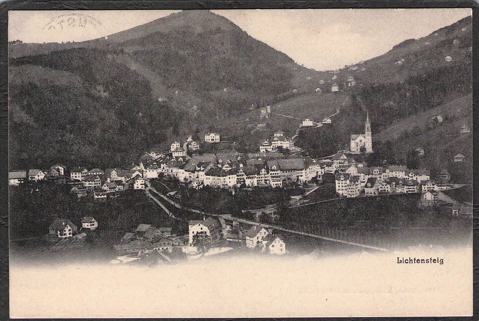 Cartoline postali: #Lichtensteig SG , gel. 1908 – Usato da Reichenburg venduto da Pipo-67