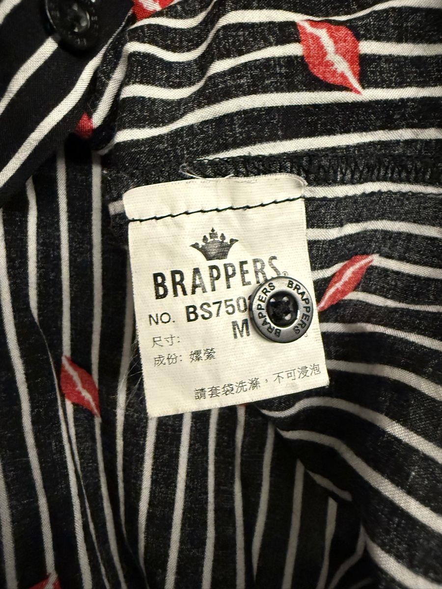 Camicette: Bluse Brappers gestreift mit Lippenmuster Grösse M – Usato da Kloten venduto da walderdbeerchen 3
