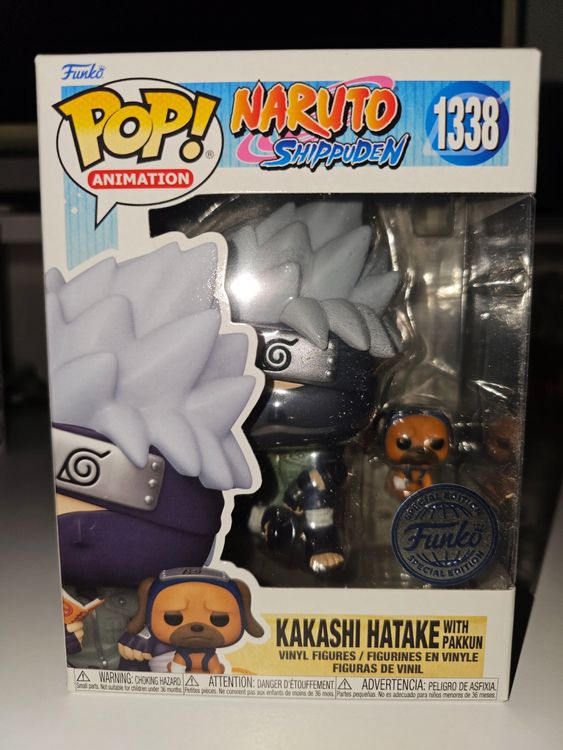 Funko Pop! Animation Naruto Shippuden Kakashi with Pakkun Vinyl