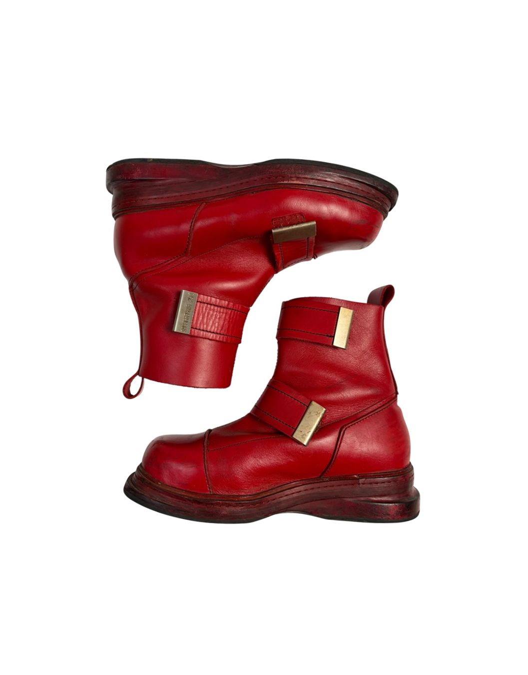 Bikkembergs Herrenschuhe: Dirk Bikkembergs 1995 Runway Version Velcro Boots – Gebraucht aus Thierachern von n.webl 3