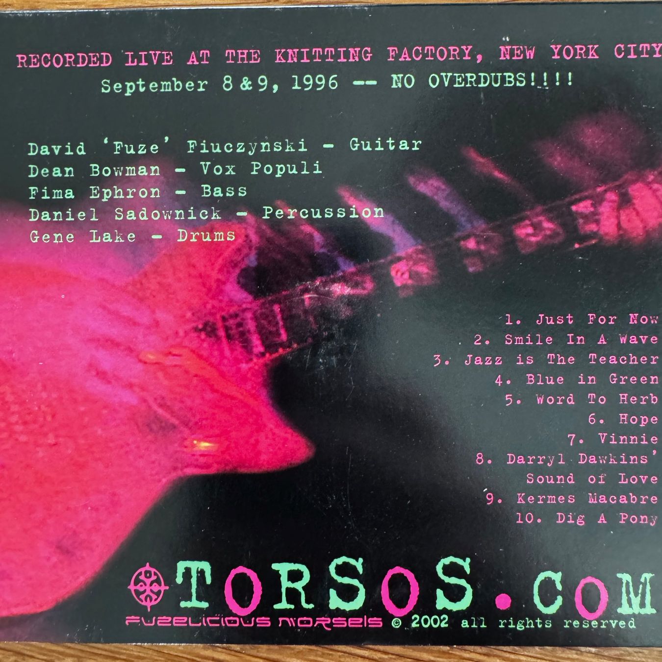 CD: Screaming Headless Torsos - live!! (CD) 1996 – Usato da Zug venduto da Mirare9 3