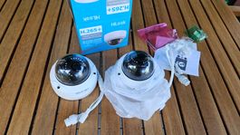 2x HiLook D150H-M Profi Überwachungskamera, POE, 5MP Dom Cam