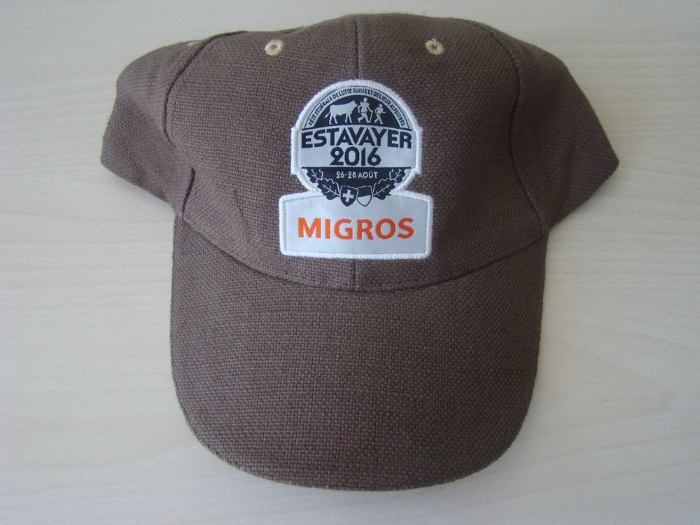 Cap ESAF 2016 Estavayer-le-Lac, Werbung Migros, neu (Neu (gemäss ...