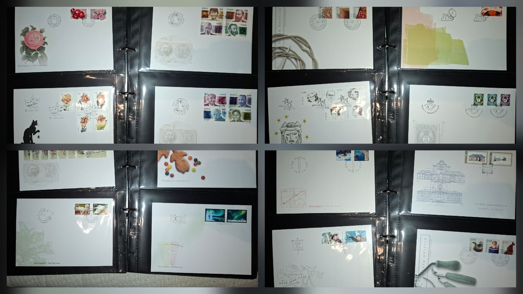 Alle Briefmarken: 78 Briefe / FDC Norwegen  – Gebraucht aus Balgach von SIMEON27 1