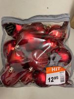 Weihnachtskugeln rot
