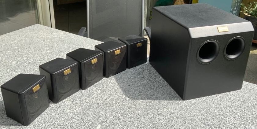 Quadral Home Cinema: Surround Lautsprecher-Boxen 5.1 – Usato da Winterthur venduto da katalunk