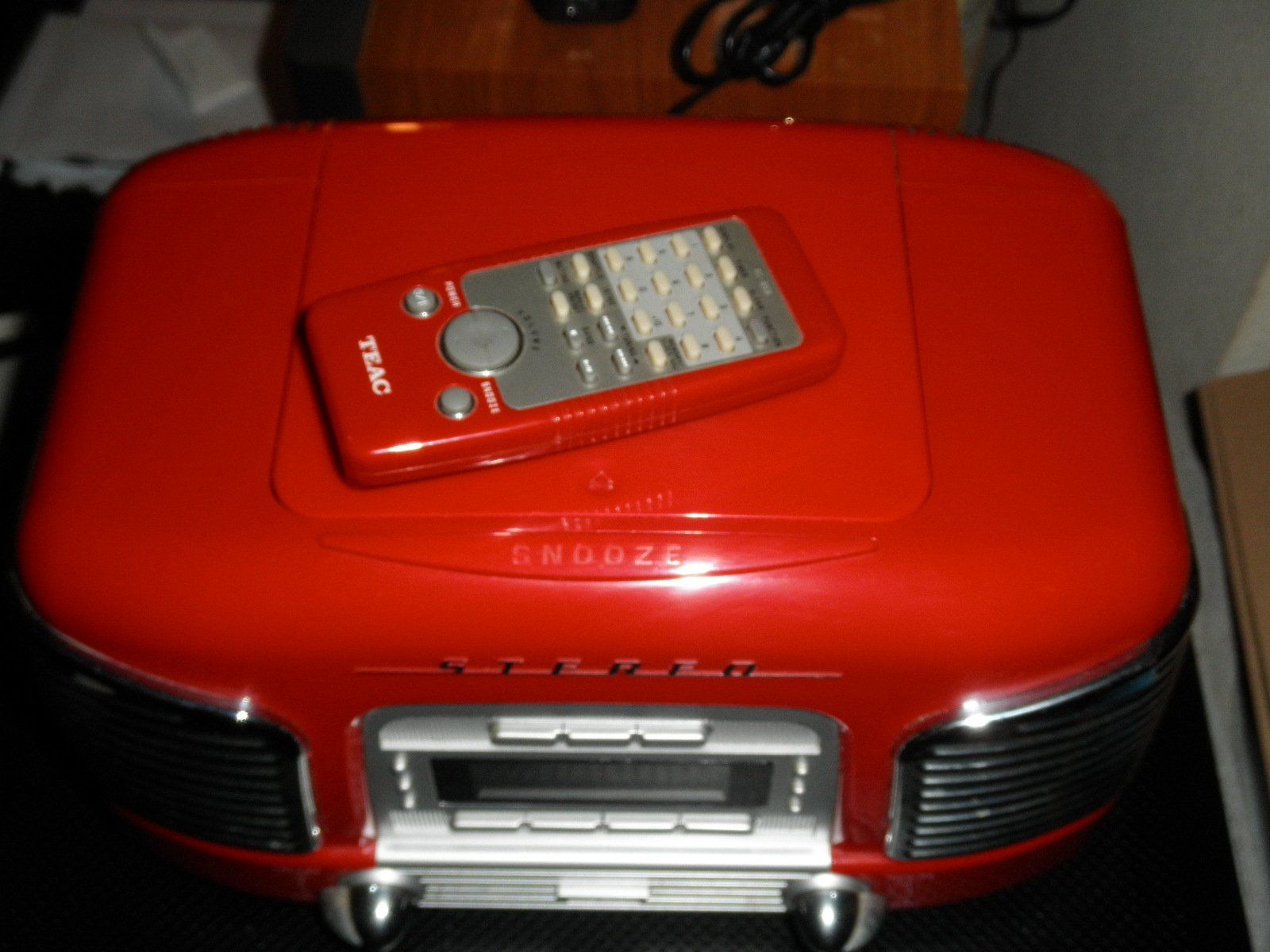 Teac Multimediaplayer & Streamer: Radio CD Player TEAC SL-D90 Rot Retro Design – Gebraucht aus Wittenbach von Nostalgie1965 3