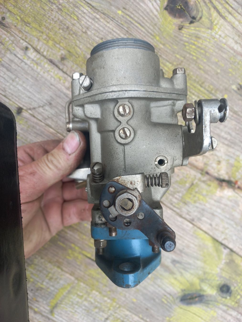 Tutti pezzi di ricambio auto: rarer Oldtimer Messing / Bronze Vergaser WEBER Tipo 32 DRP 3 – Usato da Dulliken venduto da Dullikenlerchclassic 3