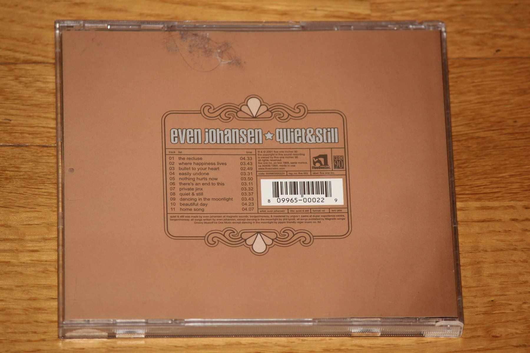 CD: EVEN JOHANSEN - quiet & still – Usato da Wichtrach venduto da LuckyLuke69 1