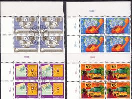 SBK 645 - 648 4er Block mit ET