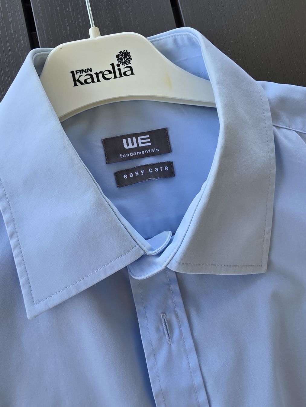 Camicie: Hemd hellblau Grösse 41 Kurzarm Easy Care – Usato da Muhen venduto da der_vpb8 1