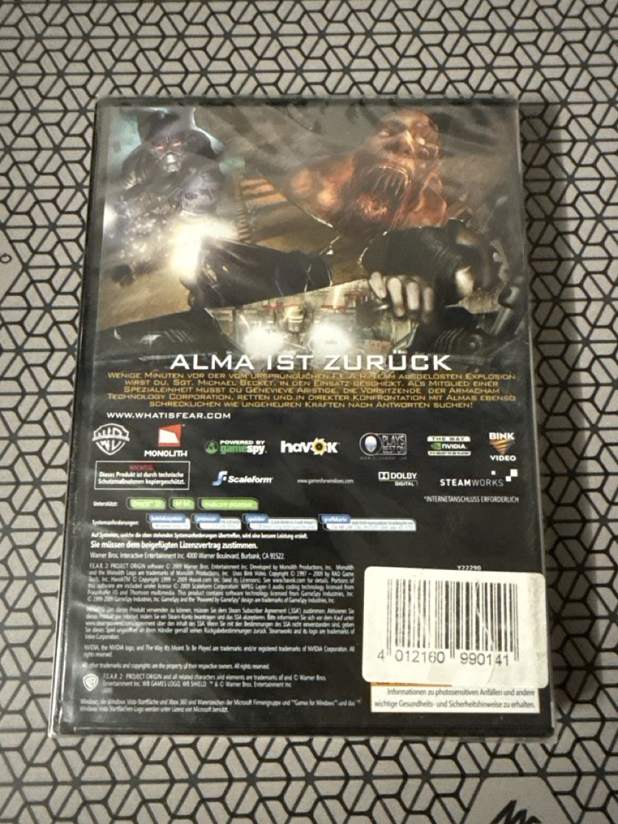 Giochi: F.E.A.R. 2: Project Origin - PC DVD - Sealed  – Nuovo (secondo la descrizione) da Basel venduto da Gamebeard 1