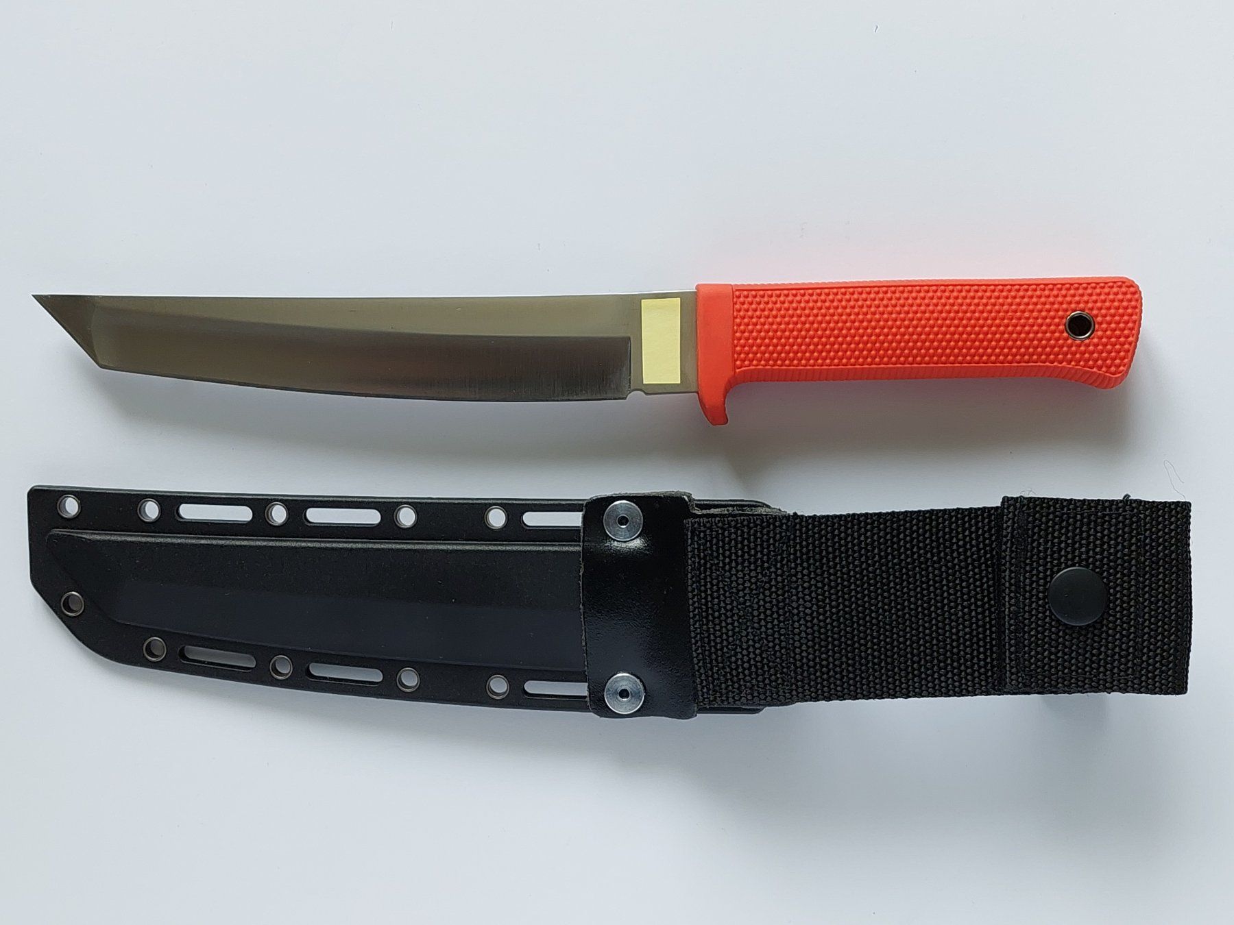Accessori: Tanto-Messer mit orangefarbenem Griff – Nuovo (secondo la descrizione) da Liebefeld venduto da Helveticus6 1