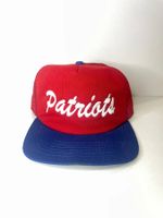 VINTAGE 80s NEW ENGLAND PATRIOTS NEW ERA TRUCKER CAP HAT