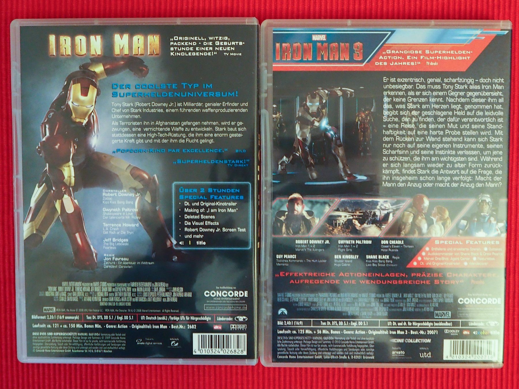 Alle DVDs: Marvel / 10 Filme – Gebraucht aus Chur von dluli 2