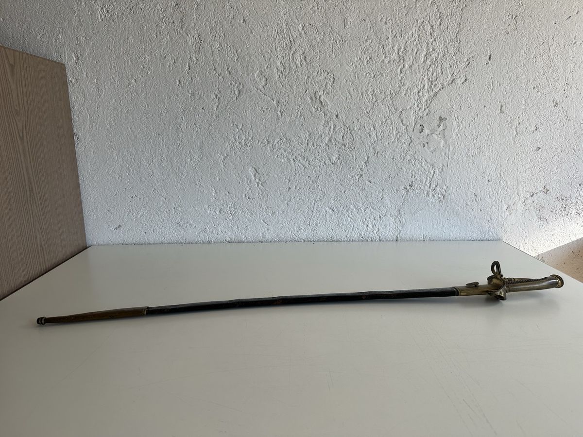 Armi bianche: Antiker Schweizer Offizierssäbel Solingen 95 cm – Usato da Zetzwil venduto da ZB05 2