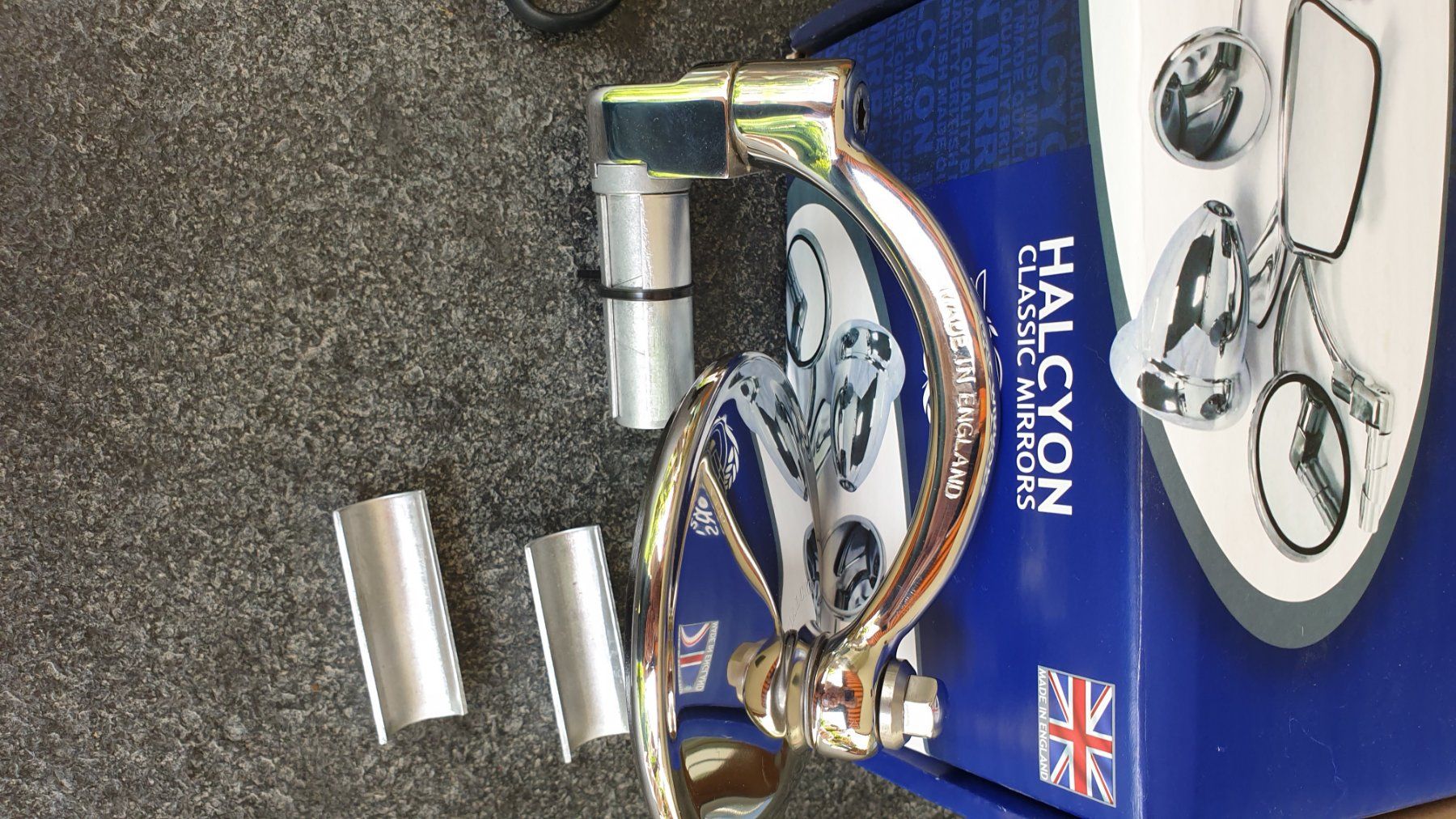 Tutti i ricambio per moto: HALCYON  Bar End Mirror – Nuovo e nell'imballaggio originale da Luzern venduto da RJN01 2