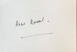 Anne Roussel Autogramm signiert Karte 10x15cm