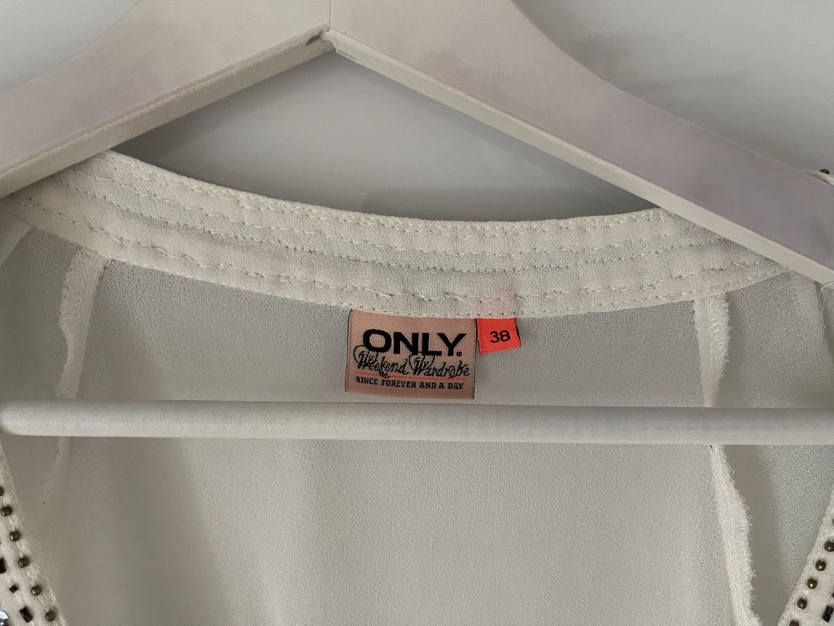 Only Camicette: ONLY Sommerbluse, Gr. 38, weiss, top Zustand – Usato da Zürich venduto da michaela_2024 1
