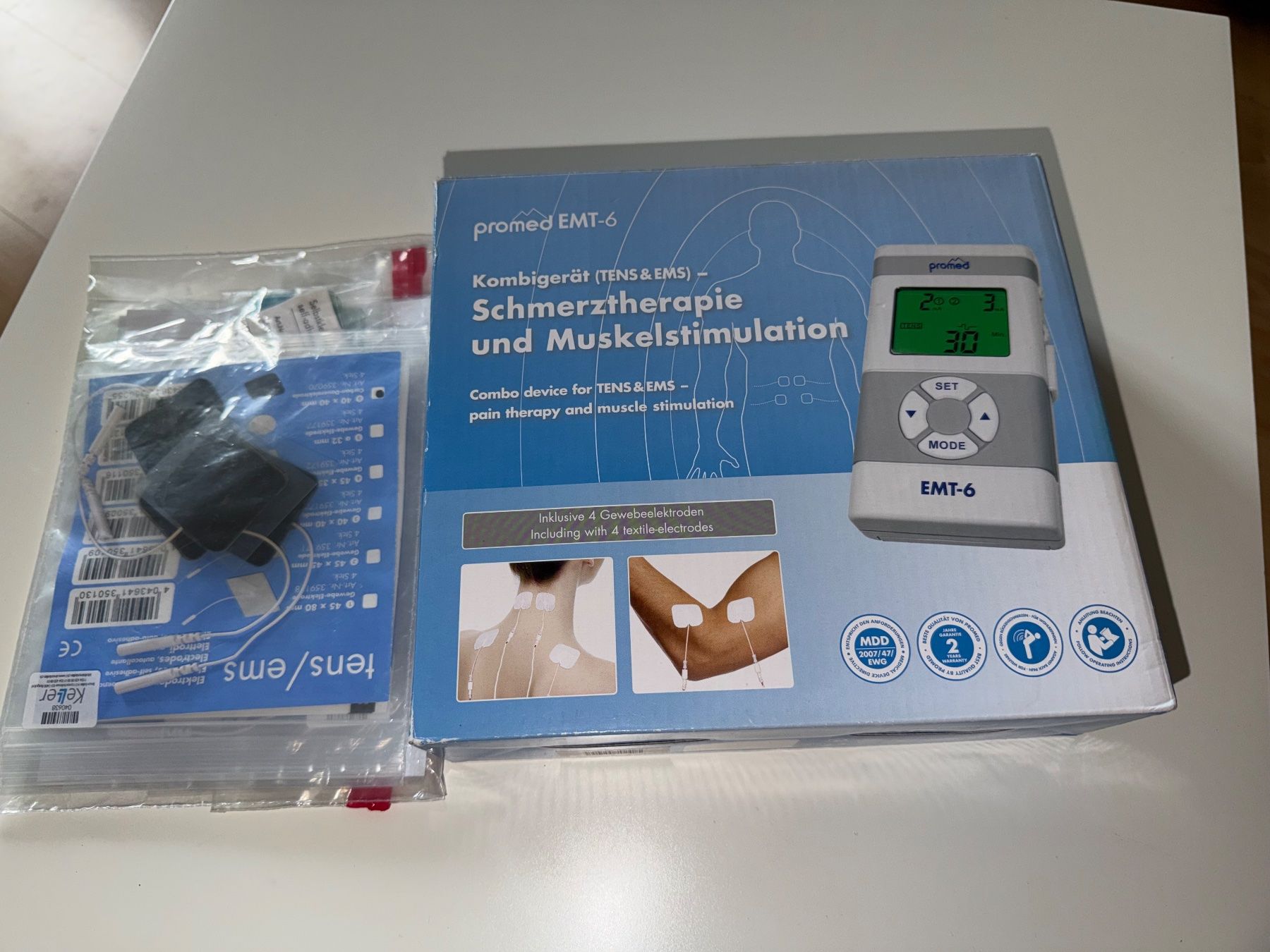 Attrezzature mediche: Promed EMT-6 TENS/ EMS – Nuovo (secondo la descrizione) da Aarau venduto da KorgPA