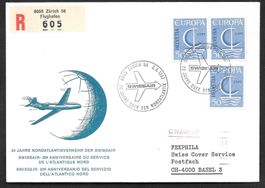Swissair Jubiläumsflug Zürich - New York 2.5.1967