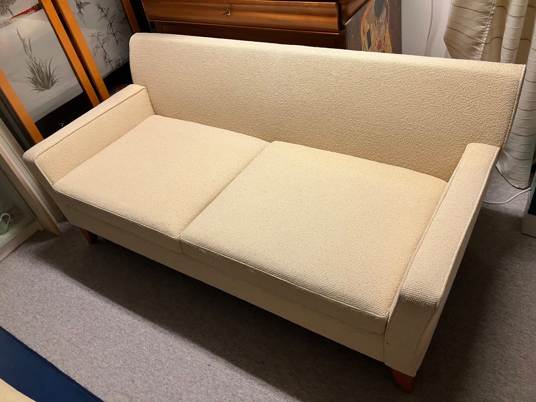Divani: Gemütliches 2er Sofa, hellbeige/ gelb, Top Zustand! – Usato da Bichwil venduto da Bac2 1