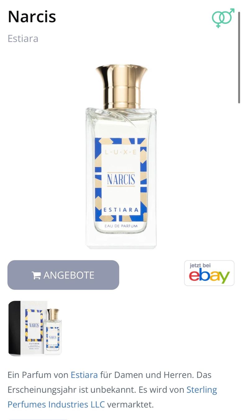 Profumi & Eau de Toilette: Estiara Narcis EDP5ML.(Fleur Narcotique Ex Nihilo) – Usato da Zürich venduto da deruja 1