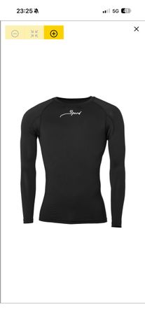 Funktionsshirt LA mit Daumenloch schwarz von gpard Grösse L