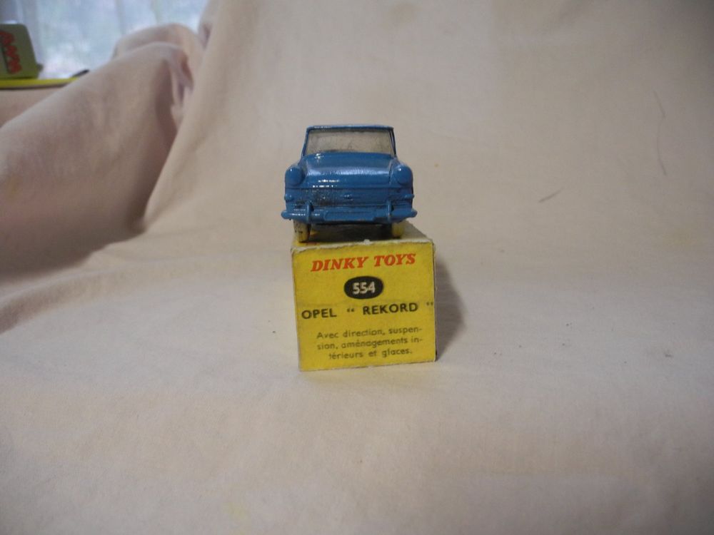Boîte Vide Dinky Toys 554 – Opel Rekord, Emballage D'origine Vintage