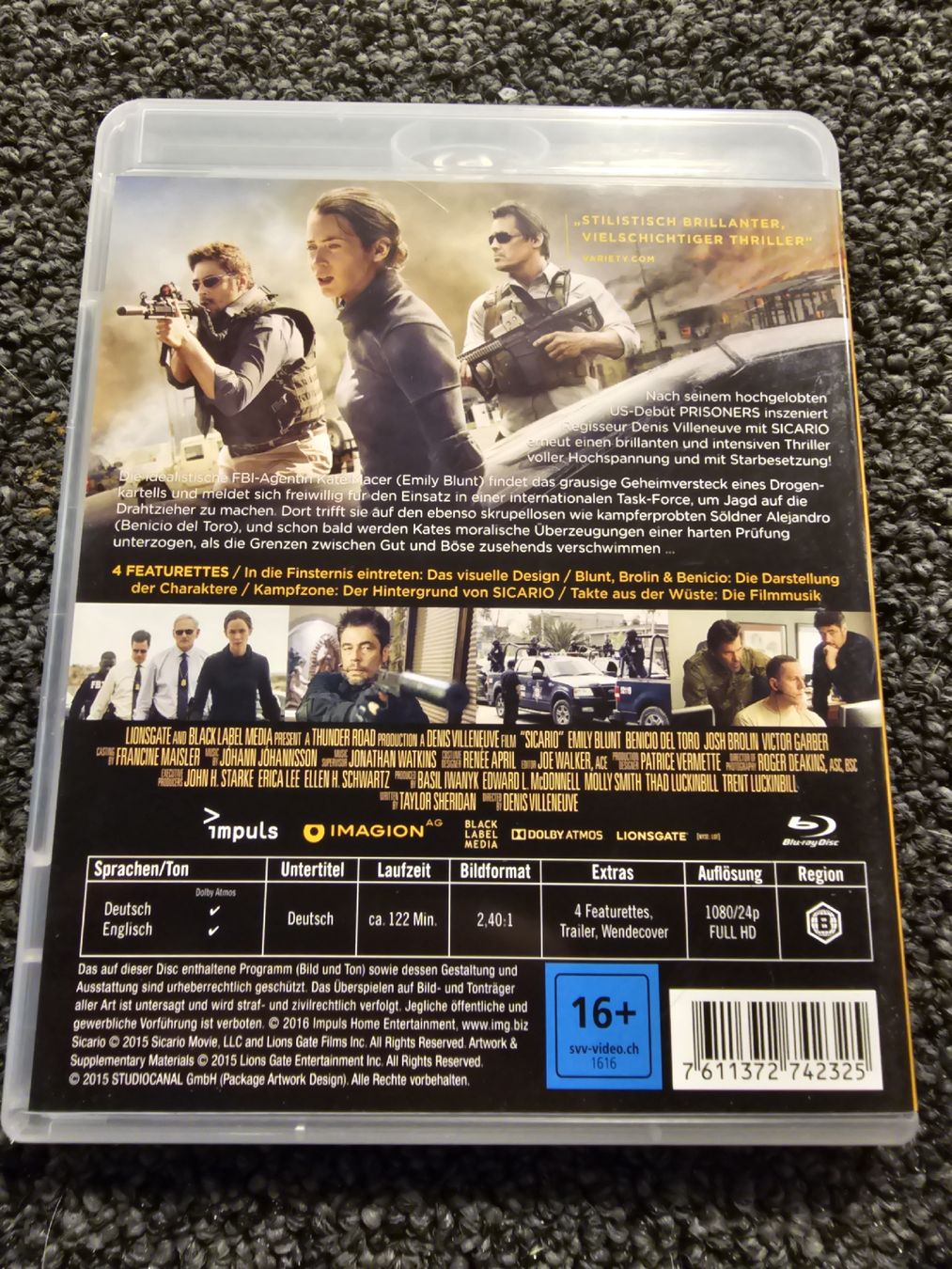 Alle DVDs: Sicario Blu-ray  – Gebraucht aus Ruswil von jan_bxl5 1